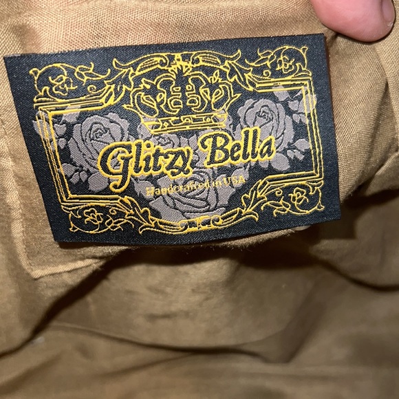 Brown and tan woven straw beach bag - Picture 4 of 8